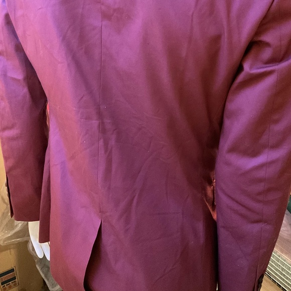 Alton Lane Black Label Raspberry Fitted Suit Coat - Picture 3 of 16